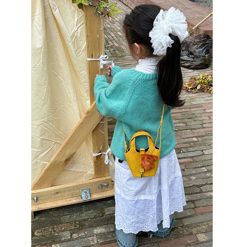 Мини-ведро-корзина для овощей женская 2025 новый высококлассный нишевый дизайн матовая сумка-мессенджер