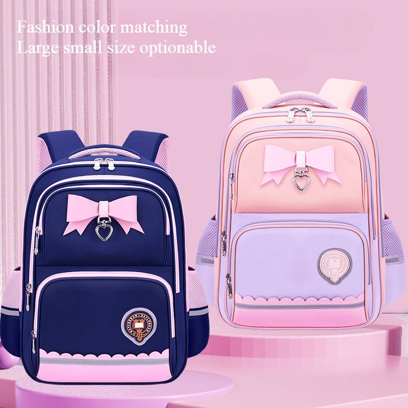 3pcs Set Breathable Waterproof Children Schoolbag Primary School Students Burden Reduce Spine Protect Book Bag 1-3-6 Grades Lightweight Youth Backpack