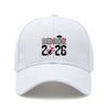 Senior 2026 Baseball Hat - Vintage Washed Look Print Adjustable Sun Cap For Unisex Adults, Lightweight Breathable Polyester Outdoor Sports Hat -