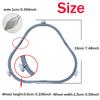 W11252182 8206227 Microwave Turntable Ring, Rotating Ring Roller 8206227, Middle Glass Plate Tray Support Holder, Replacement Inner Ring for
