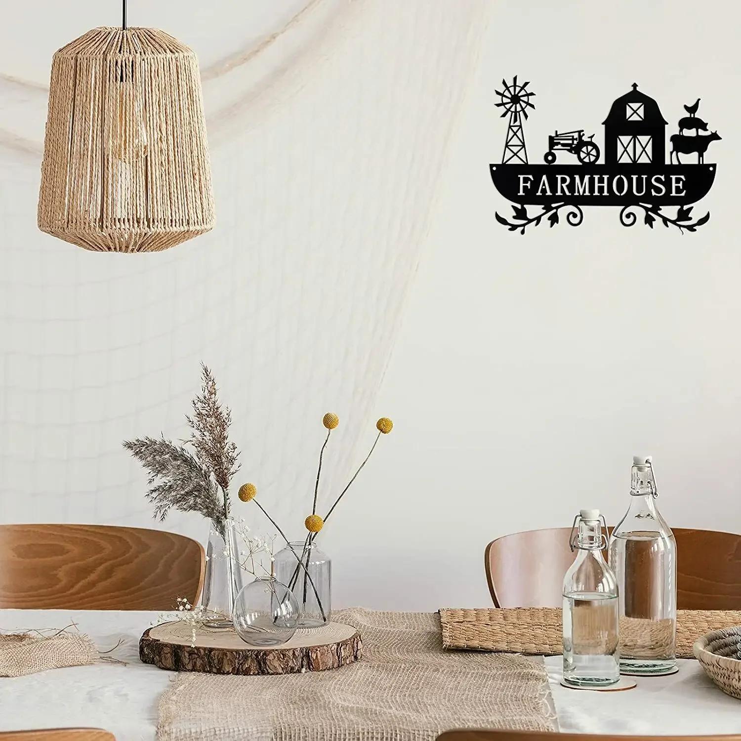 Металлический декор для дома в стиле фермерского дома — фото 5