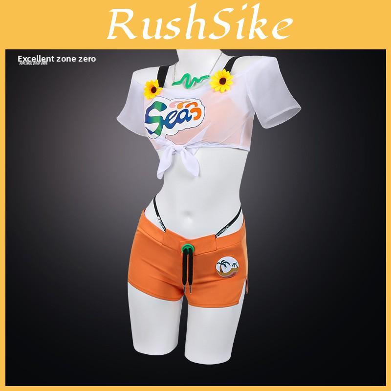 Zenless Zone Zero Belle Summer Cosplay Costume With Accessories For Anime Conventions