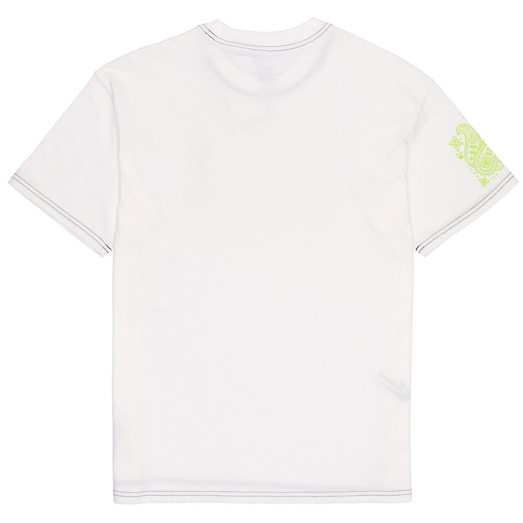 Nike Letter Pattern Print Crew Neck Cotton T-Shirt Men Tops White DQ1878-100