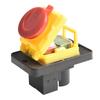15A Switch Momentary Switch IP54 Protection Level Safety Switch Sturdy Construction Undervoltage Protection Green Start Button