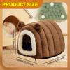 Klatka dla chomika Kryjówka Dom Jaskinia Gniazdo Antypoślizgowe Słodkie Małe Zwierzęta dla Lotopałanki Karłowatej Wiewiórki