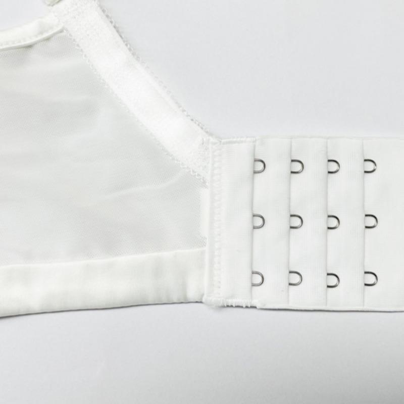 Women's Thin Bra for Large Breasts Sexy Lace Push-Up Bra Soft Underwire Anti-Sagging Bra