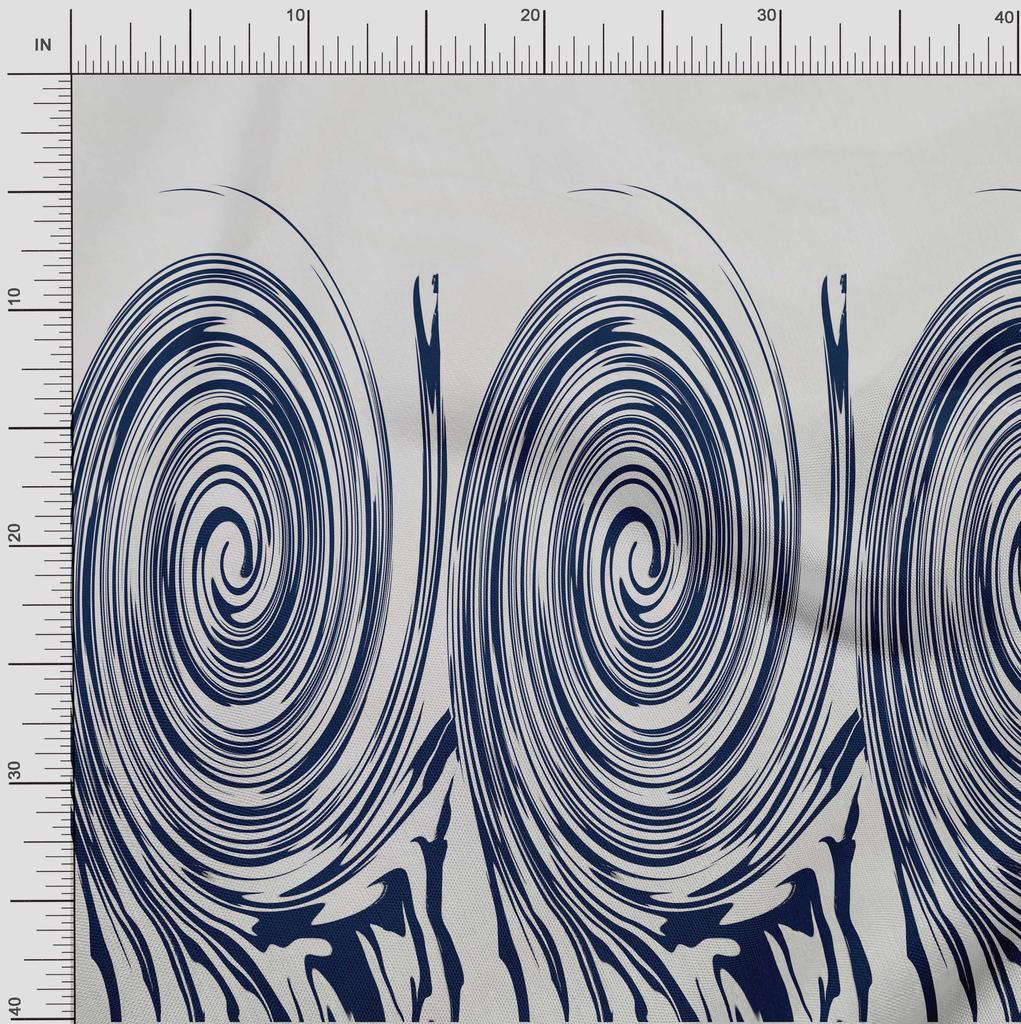 oneOone Cotton Flex Fabric Spiral Panel A  Printed Craft Fabric BTY 40 Inch
