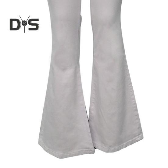 Jeans a Zampa da Donna Elasticizzati Bootcut a Campana Pantaloni Denim a Vita Alta Slimming Jeans con Tasche
