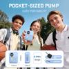 Carsun Portable Mini Electric Bike Pump, Wireless Tire Inflator with 150Psi Max Pressure, 480Mah Battery & Digital Display