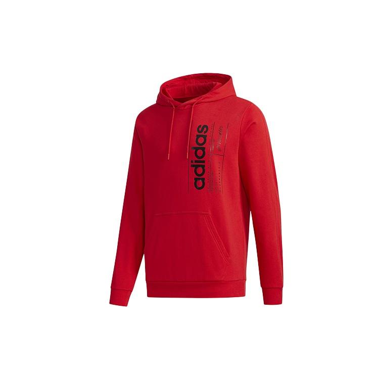 Men s adidas Casual Sports Pullover Red FQ7993 S