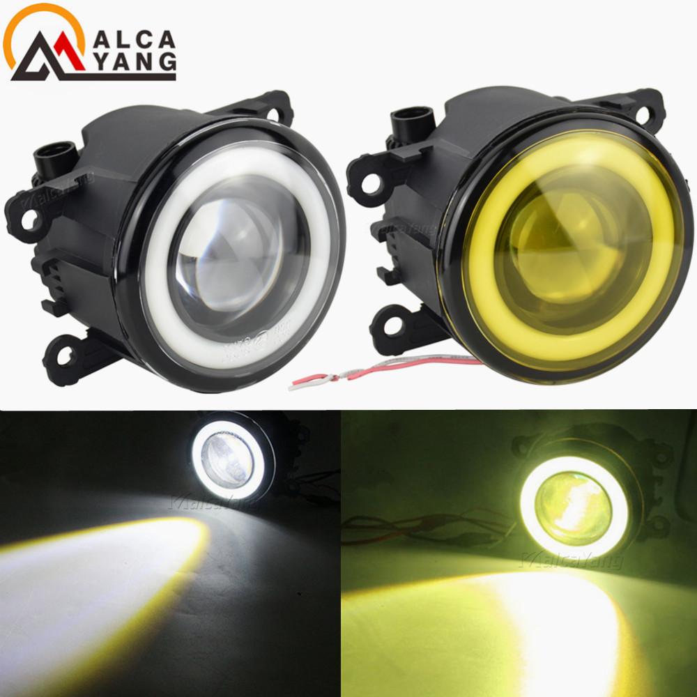 Angel Eyes Fog Lamp Assembly Super Bright For Renault TWINGO GRAND SCENIC MASTER TRAFIC LOGAN Laguna DUSTER Kangoo LATITUDE 98-