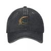 YK Unisex Vintage Washed Distressed Denim Cap Adjustable Cotton Baseball Hat for Unisex Women