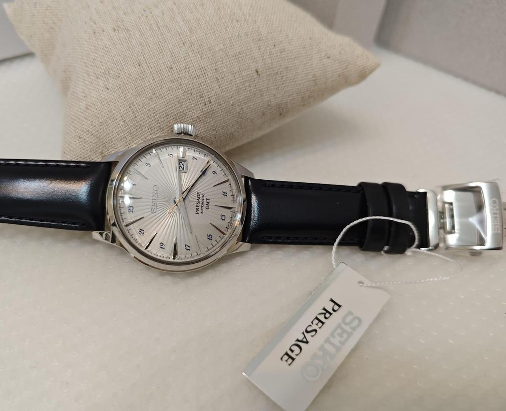 Seiko PRESAGE Mechanical Cocktail Time GMT Men’s Watch SSK049J1