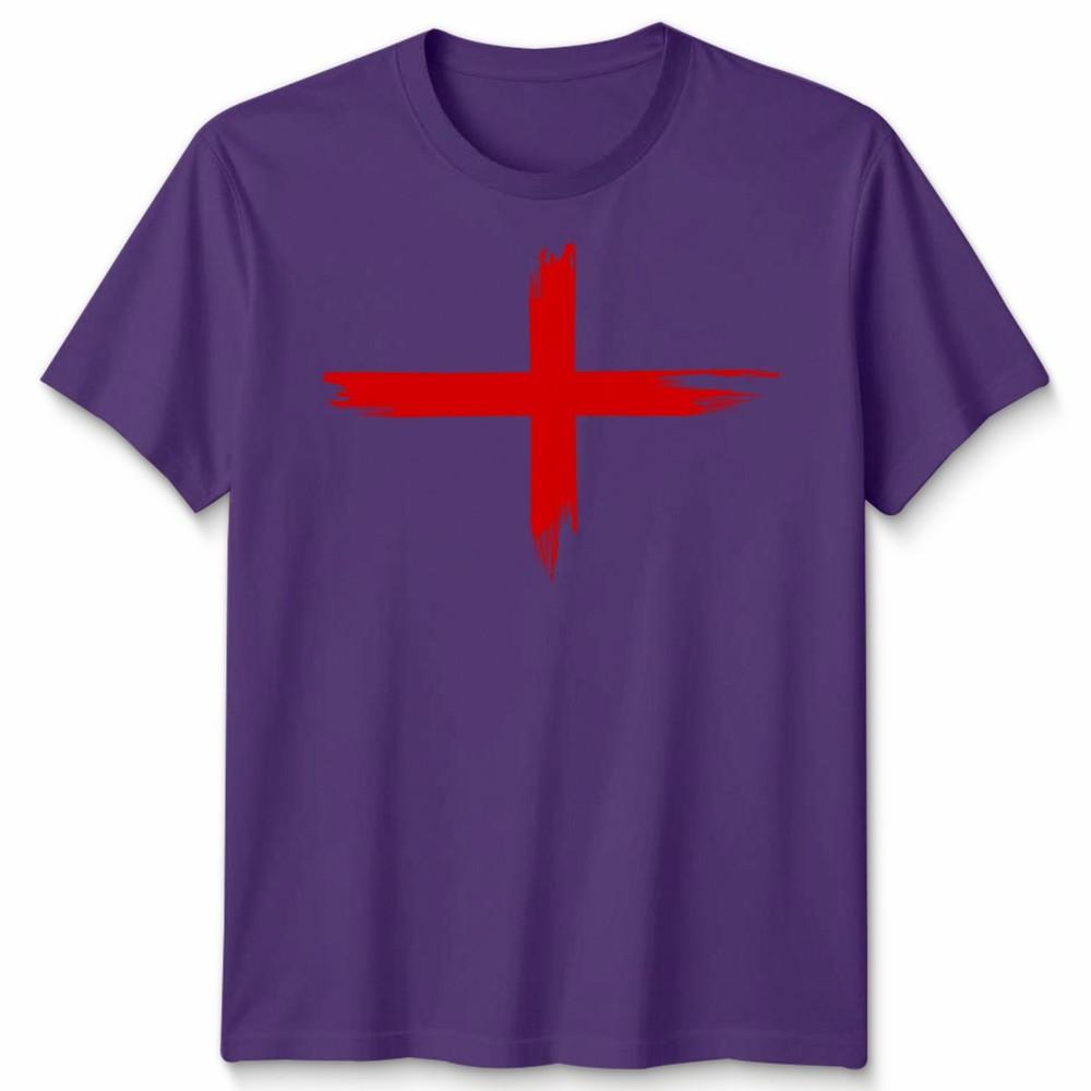 England St George Faded Flag Unisex Tshirt Top