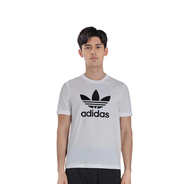 Adidas Trefoil Logo print Cotton T shirt H06644