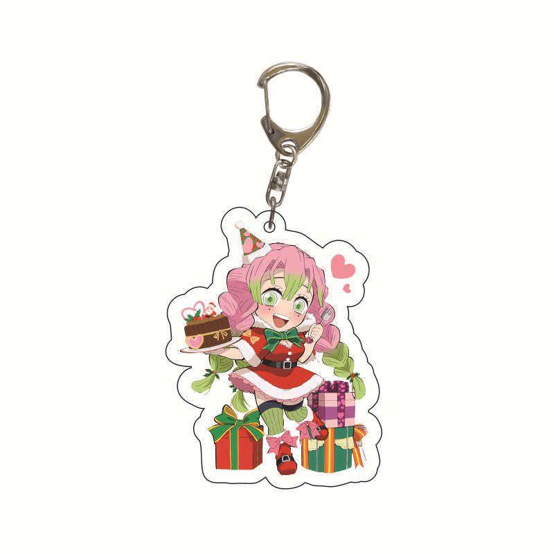 High-quality Demon Slayer Keychain With Iconic Characters Tanjirou Nezuko Zenitsu Giyuu