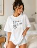 Fun Koreanstyle Graphic Print Unisexs Unisexs Cropped Tshirt Harajuku Aesthetic Breathable Casual Shortsleeve Fashion Tops