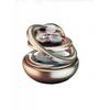 Solar-powered aromatherapy car accessory: double-hanging crystal ball aromatherapy perfume ornament, a creative decoration