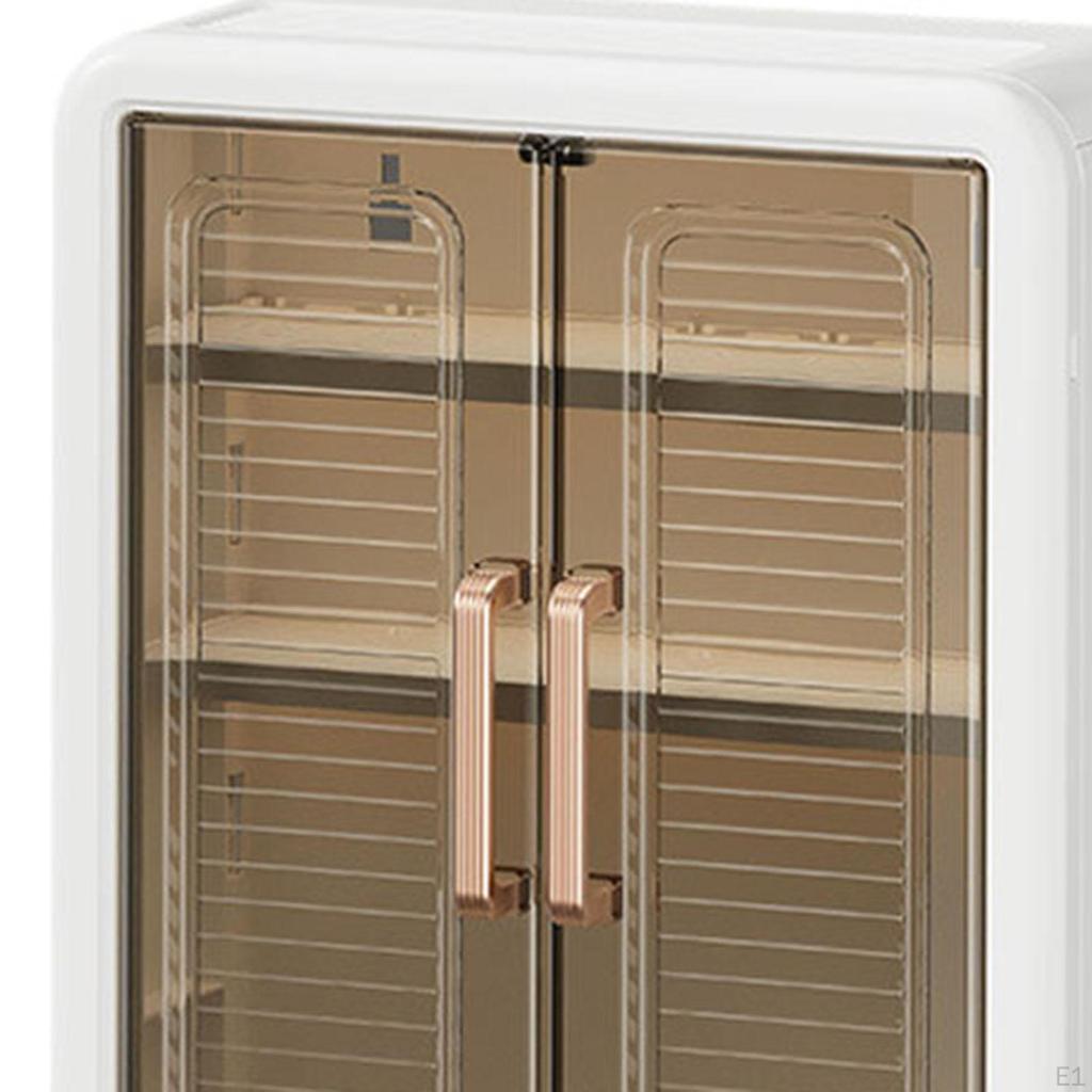 ארגונית איפור לאמבטיה מדף מקלחת צמוד קיר לחסוך מקום תיבת אחסון מדף תבלינים חסין אבק