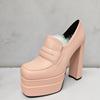 Chunky Platform Super High Heels Pumps For Women  Brand New Spring Summer Fashion Show Shoes Punk Party Ladie Loafers