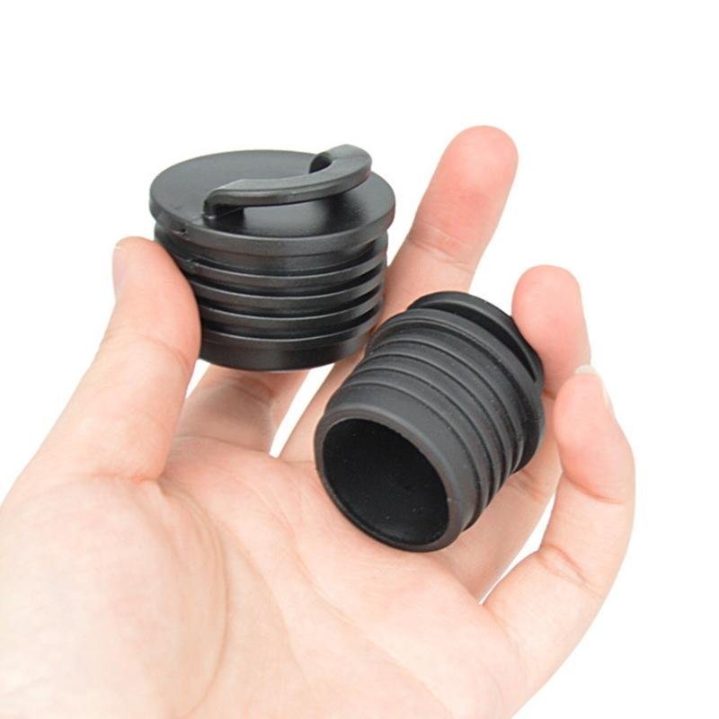 4 Pcs Kayak Scupper Plug Drain Holes Stopper Bung with Handle Rubber Scuppers Stopper Plugs Universal Kayak Plugs