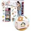 Cartoon Pokmon Wall Decor Pvc Material Bedroom Living Room Supplies Decoration