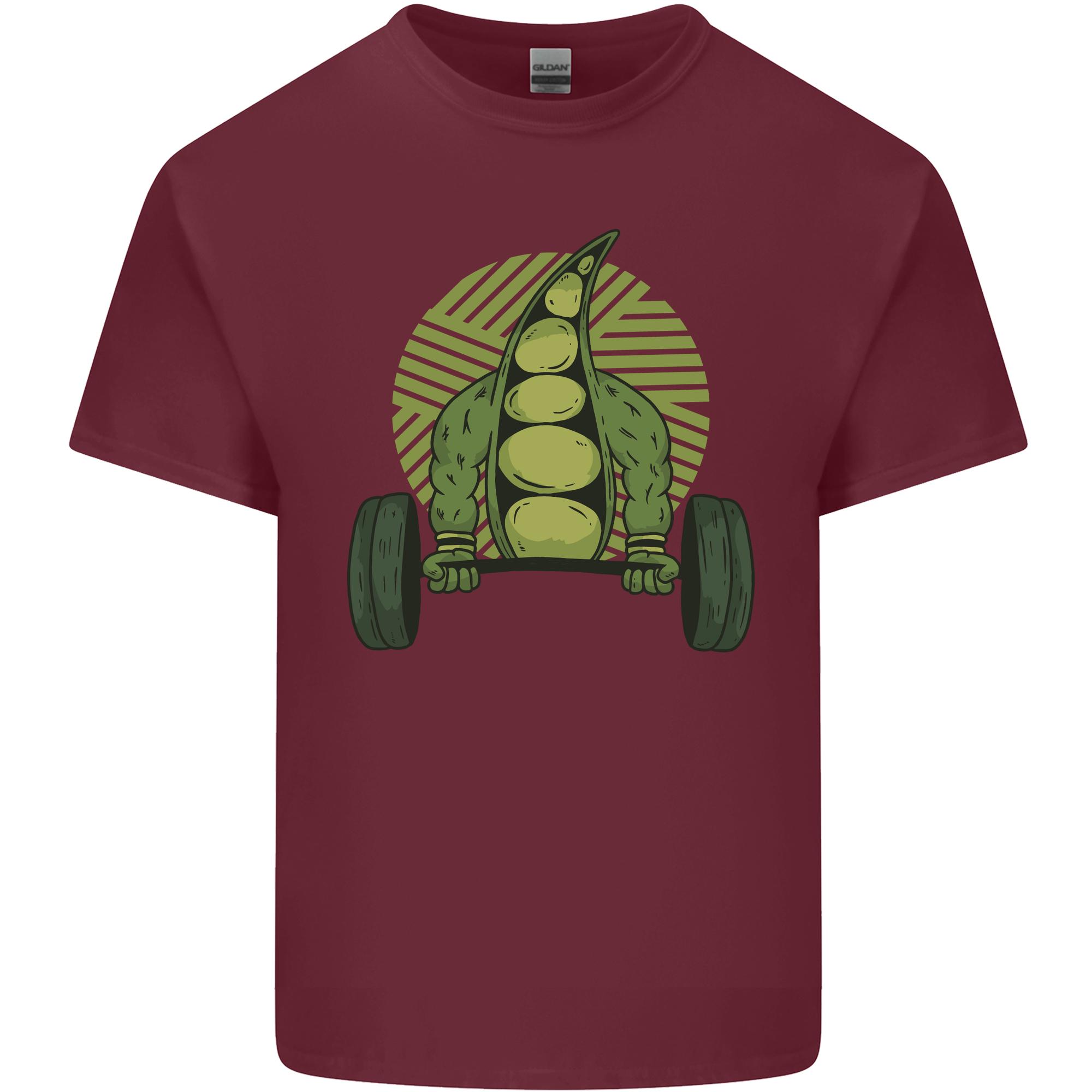 Gym Bean Bodybuilding Gym Training Unisexs Light Cotton TShirt S