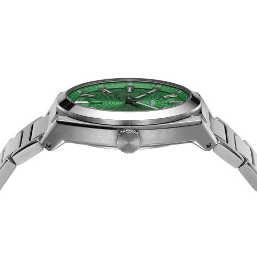 EVERETT Three-Hand Date Stainless Steel Watch