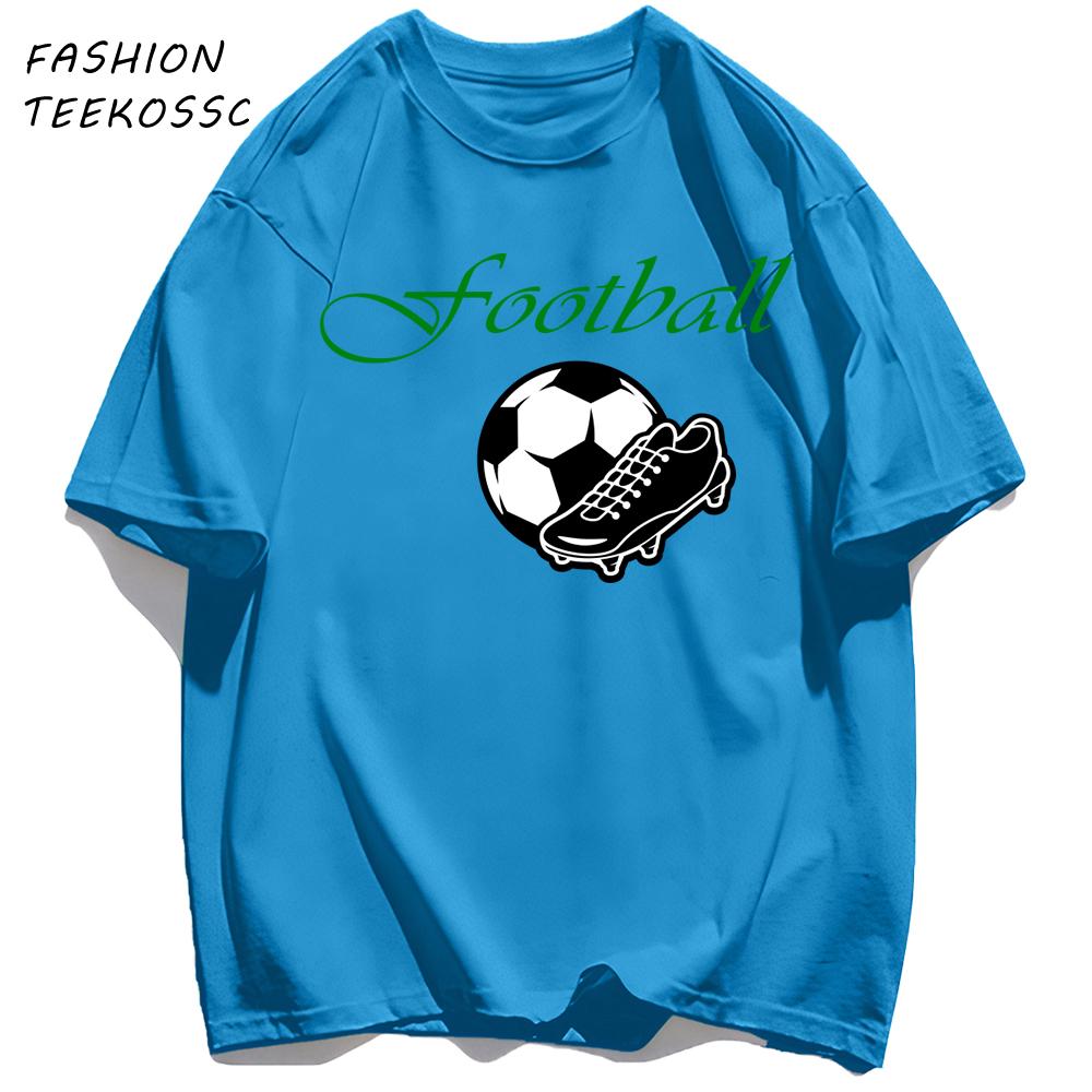Football Is A Very Healthy Sport TShirt Men Summer AllMatch TShirts ONeck Casual Short Sleeve Hip Hop Cotton Streetwear