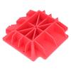 Jack Alleviate Base Pad Hard Nylon Red Serrated Replacement for XTREME OffRoad Rescue