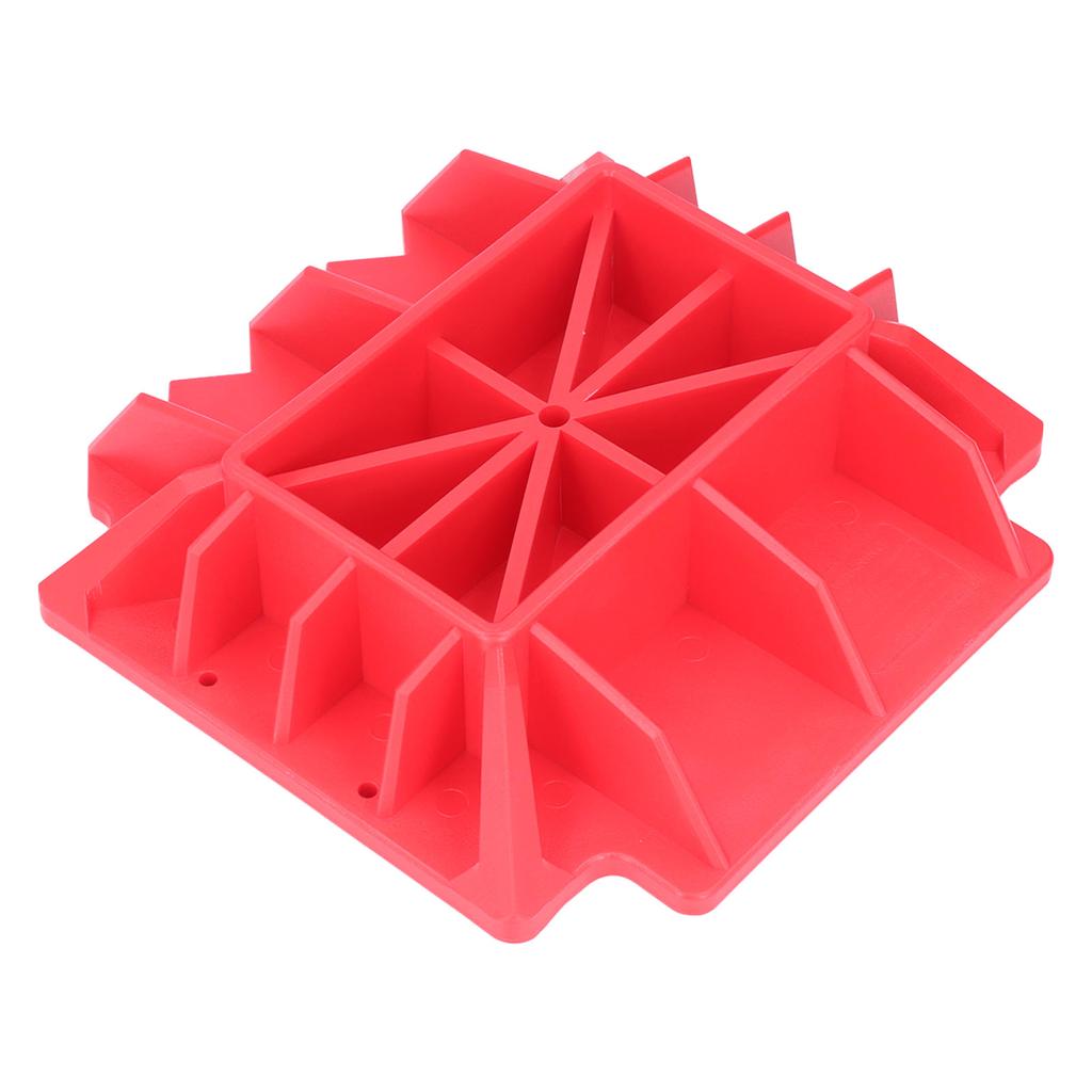 Jack Alleviate Base Pad Hard Nylon Red Serrated Replacement for XTREME OffRoad Rescue