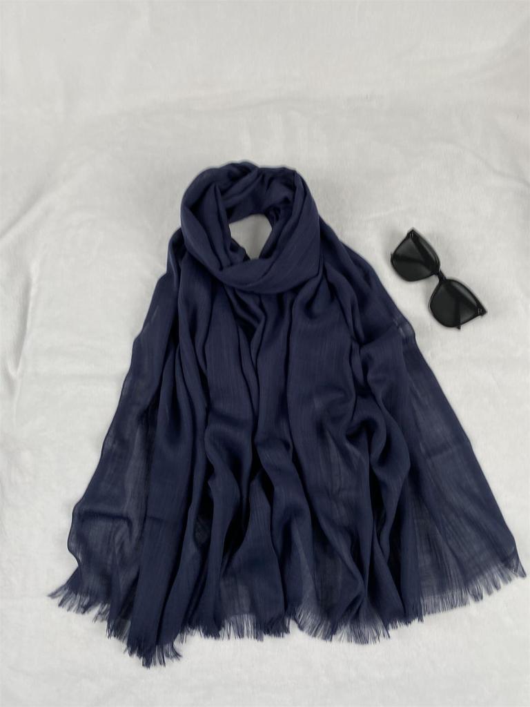 New Muslim Modal Hijab Rayon Shawls For Women Plain Scarf Big Size Headscarf Wraps Islamic Turban Headband