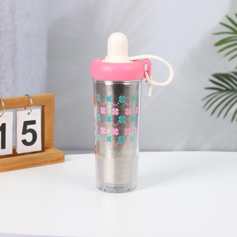 

OLOEY Portable Titanium Insulated Straw Cup