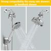 Metal Shower Head Extension Arm with 360 Rotational Function 1/2 Standard Thread Small Wall Mounts Bathroom Hardware