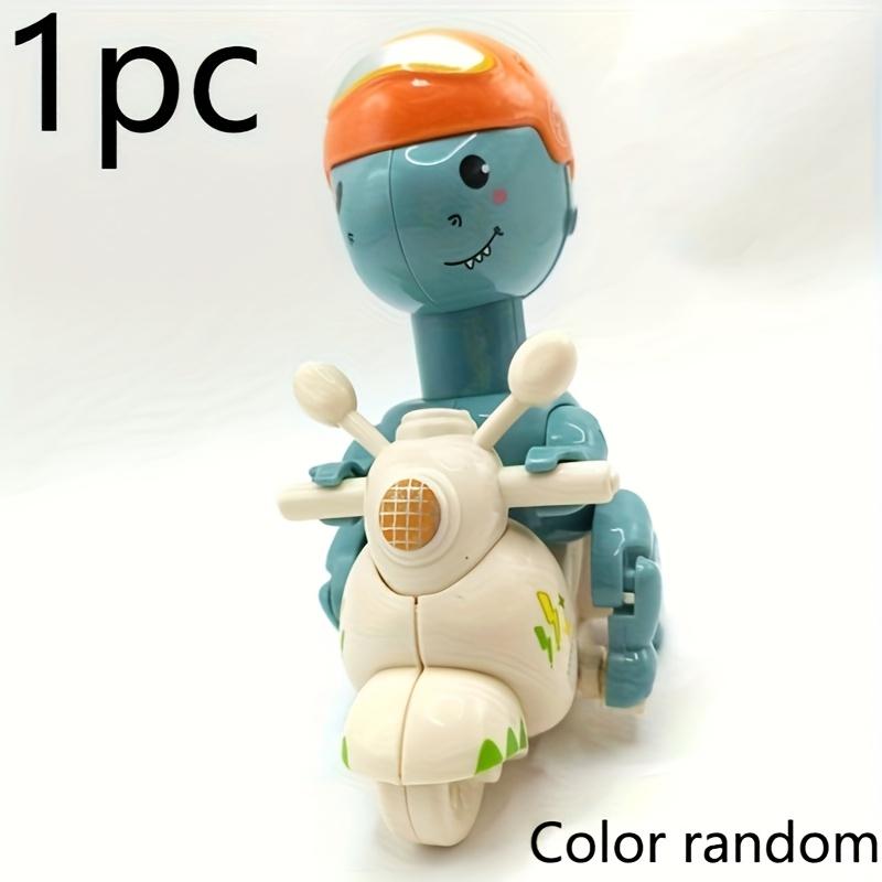 

1 шт. Красочная игрушка-мотоцикл с динозавром, большая, ударопрочная, с ярким дизайном динозавра и мотоцикла, идеально подходит для игр на открытом воздухе 1pc