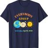 Toată lumea Aliniere Eclipse Solare Totale 8 Aprilie 2024 Tricou Drăguț cu Grafică Desen Animat