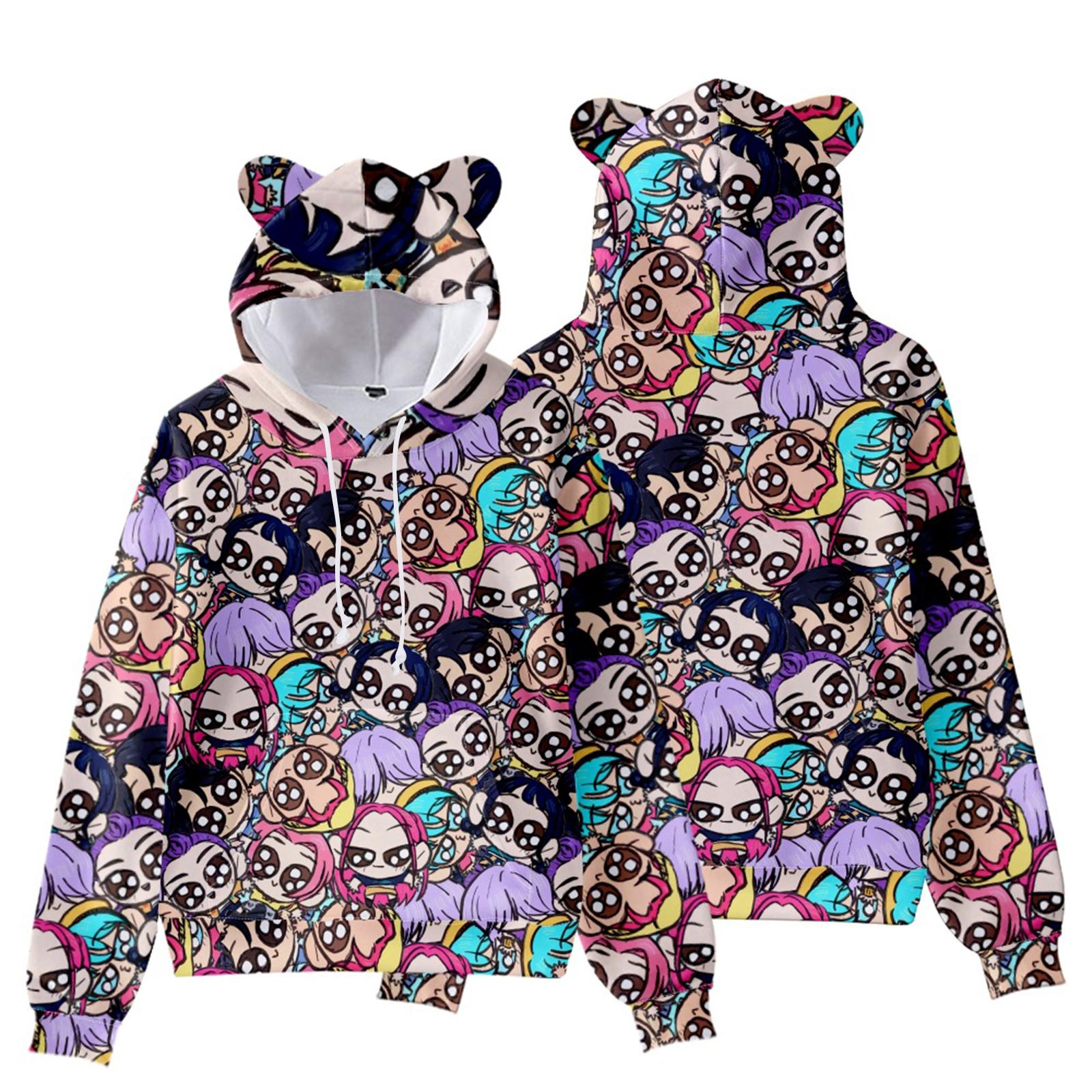 

Детская мода Повседневный свитшот с длинным рукавом и принтом на шее 130 фиолетовый