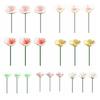 3pcs Flower Shape Bee Butterfly Water Dispenser Ceramic Bee Watering Station  Outdoor Use