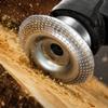 Woodworking Grinding Disc for Angle Grinder Wood Carving Shaping Sanding Disc with Curved Spiked Surface Suitable for Power Tools