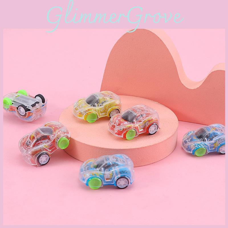 Simulation Mini Inertial Transparent Graffiti Car Model Children Toy For Toddler Development And Parentchild Play