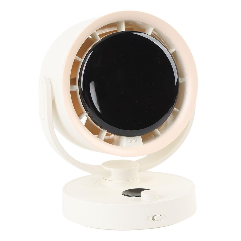Desktop Air Circulator Fan Portable Rechargeable Automatic 90 Degree Oscillating Quiet 100 Speeds Adjustable LED Display