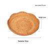 ZISIZ Rattan Lotus Fruit Basket
