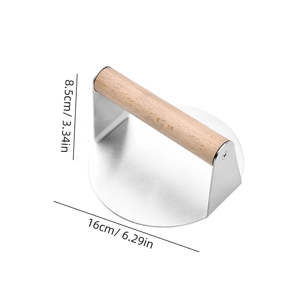 Stainless Steel Smash Burger Press Hamburger Patties Meat Masher Circular Meat Press Mold Food Processors Meats Kitchen Tools