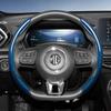 Suitable for Mg Carbon Fiber Texture Steering Wheel Covers with Segmented Quick-Release Design, Durable, Compatible with Zs Astor Ev Hs Phev Mg4 Mg3 M