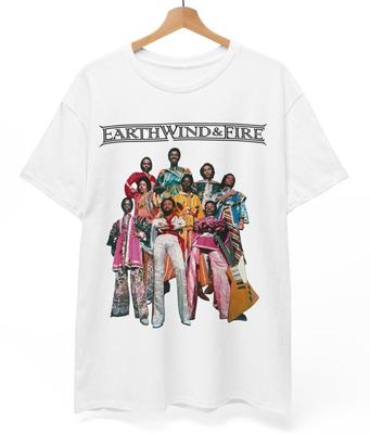 Earth Wind and Fire T-Shirt Funk Soul Disco Pop Jazz Music Unisex Band Tee