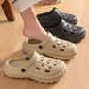 Platform Women Clogs Shoes Beach Garden Thick Bottom Sandals Fashion Comfortable Non-Slip Slippers Summer Indoor Outdoor Men Hole Shoes