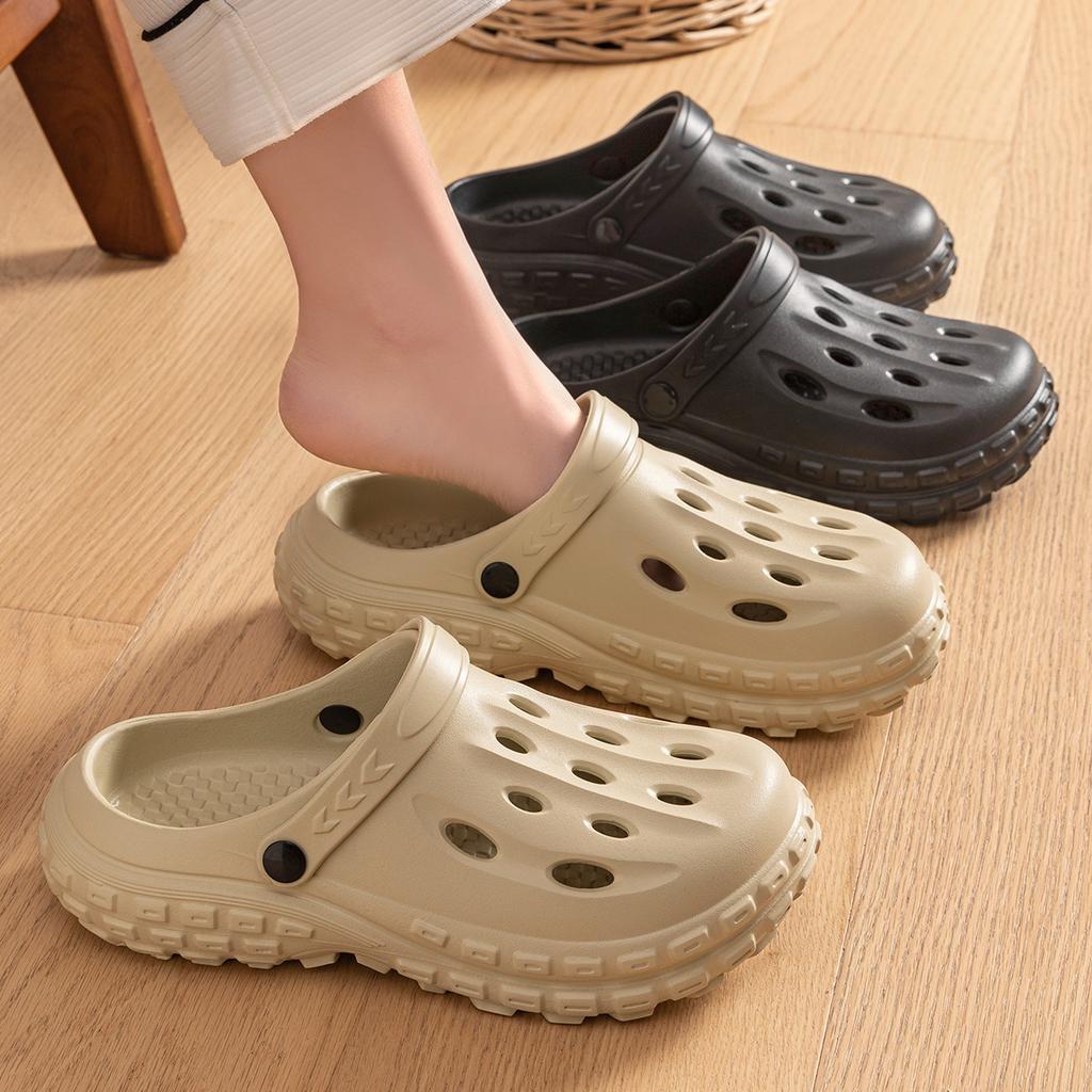 Platform Women Clogs Shoes Beach Garden Thick Bottom Sandals Fashion Comfortable Non-Slip Slippers Summer Indoor Outdoor Men Hole Shoes