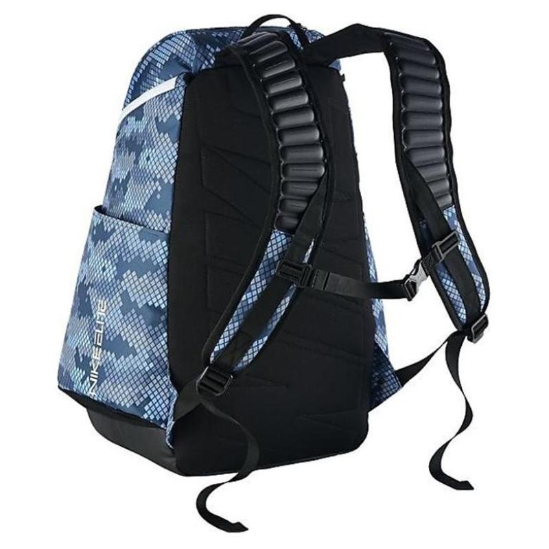 Nike Polyester Backpack Regular Unisex Gray Blue Casual BA5260-449