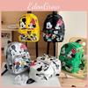Mouse Mouse Minnie Anime Print Kids Backpack For School Travel Use Daily