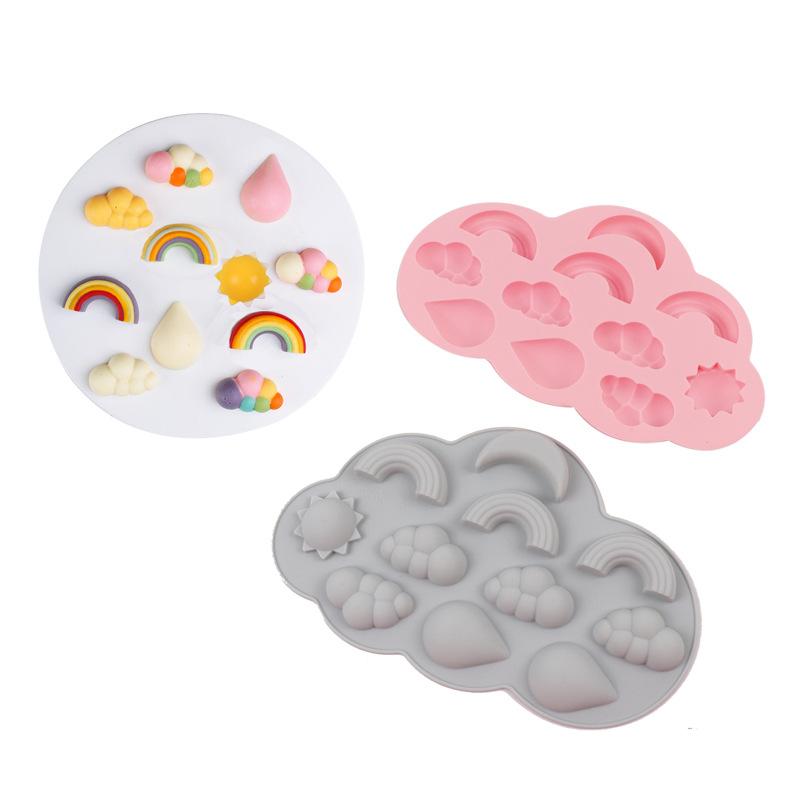 Diy Baking Silicone Mold Sun Cloud Shape Mousse Cake Mould Cookie Cutters Cake Decorating Tools Cake Decoration Accessories